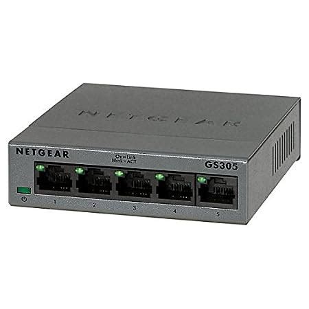 netgear 5-port gigabit ethernet unmanaged switch sturdy metal fanless housing|best netgear unmanaged switch.